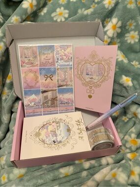 Simply Gilded A Soft Life December 2025 Subscription Stickers Stationary Set